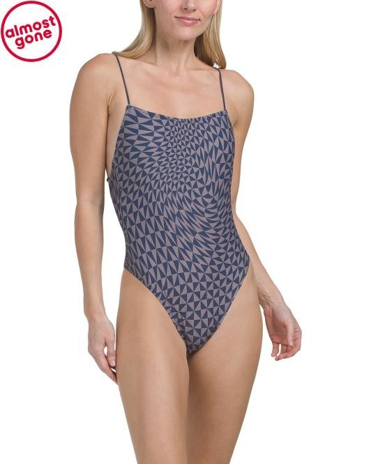 One Piece Lingerie Open Back Strap Detail