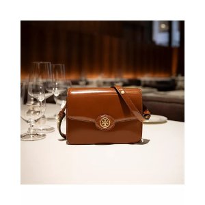 Tory BurchGet $50GC,Spend$400 Get $100GCRobinson Leather Shoulder Bag