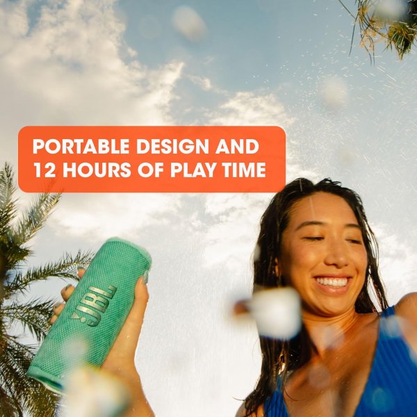 JBL Flip 6 Portable Bluetooth Speaker Camo