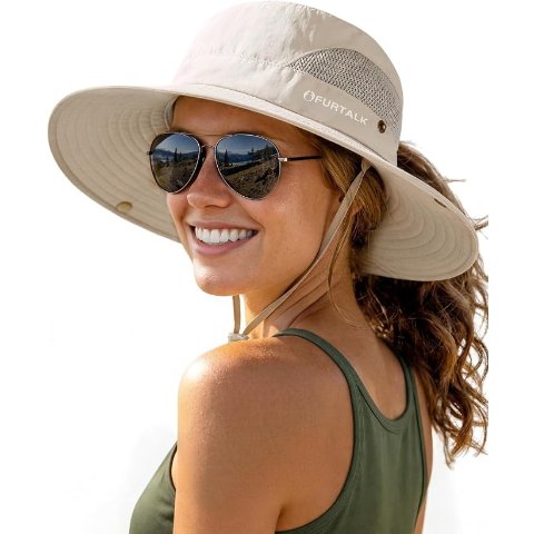 Women’s Wide Brim Foldable Sun Hat UPF 50+