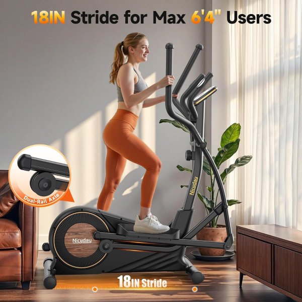 Niceday Elliptical Magnetic 15.5IN Stride
