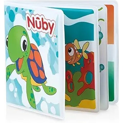 Nuby 洗澡书 防水 含响笛