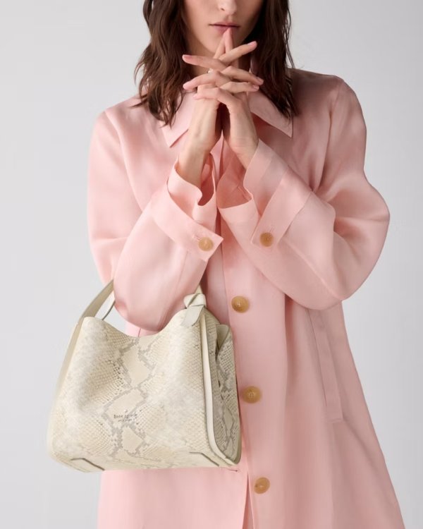 Knott Snake Embossed Carryall Bag