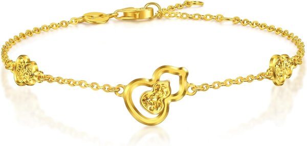 CHOW SANG SANG 999 Gold Gourd Bracelet 18cm