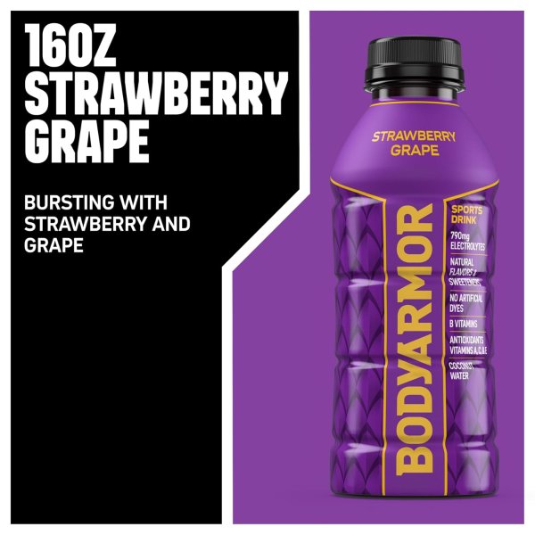 Sports Drink Strawberry Grape 16oz