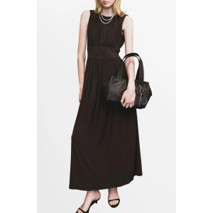 Mango Nordstromrack 褶皱无袖连衣裙
