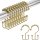 Amazer Stainless Steel Shower Curtain Hooks 12 Pack