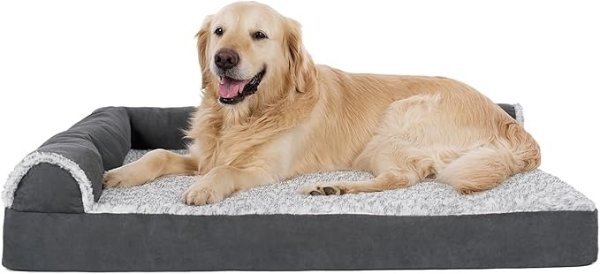 Furhaven XL 大型犬欧式沙发床 灰色