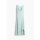  Asymmetric Cowl-Neck Dress Light Turquoise