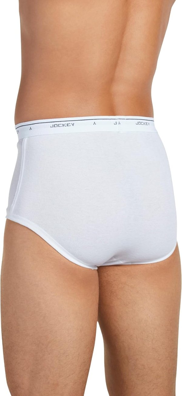 Classic Full Rise Briefs 6 Pack 100% Cotton