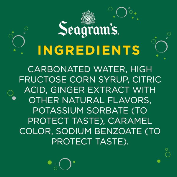 Seagrams Ginger Soda 16.9 fl oz 12 Pack