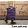 Coolife 3 Piece Hardshell Luggage Set Purple