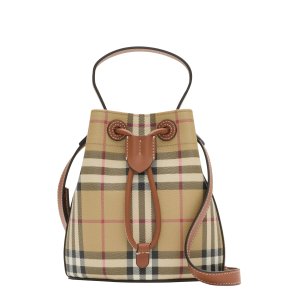 Burberry Mini 格纹水桶包 女士款