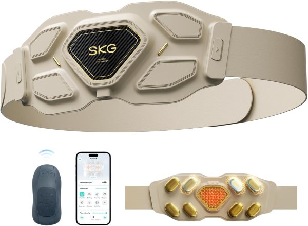 SKG W9 Ultra 2.0 钛合金腰部按摩器 无线加热