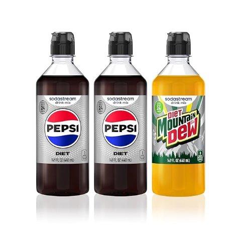  Pepsi & MTN Dew Diet Drink 440ml 3-Pack