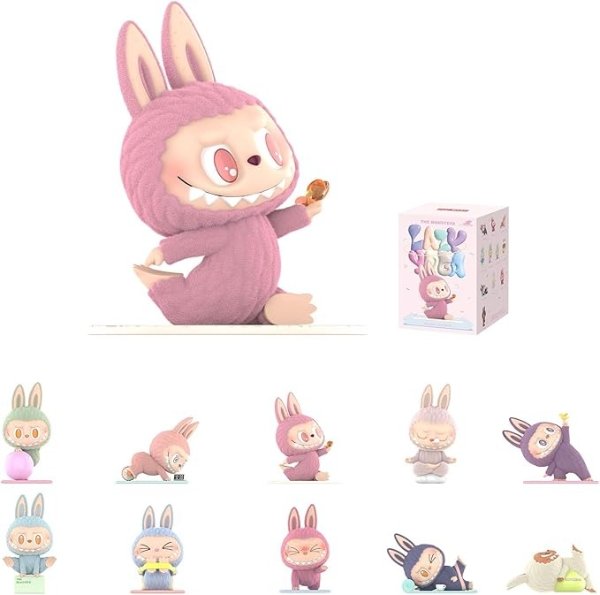 Labubu Lazy Yoga Series Blind Box Single Box