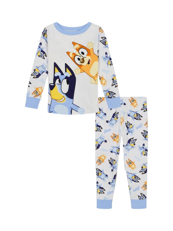 Bluey 儿童长袖睡衣套装 12M-5T