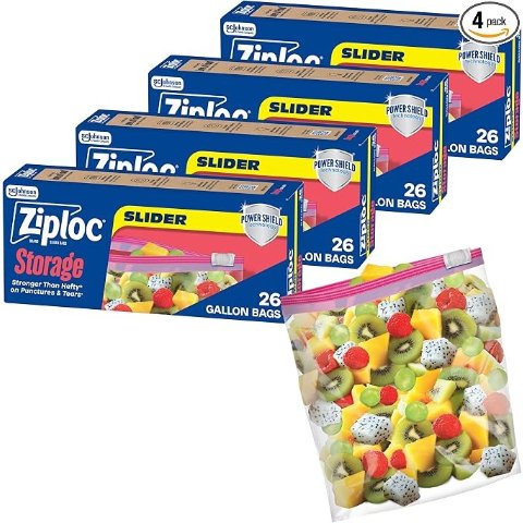  加仑食品保鲜袋 104只