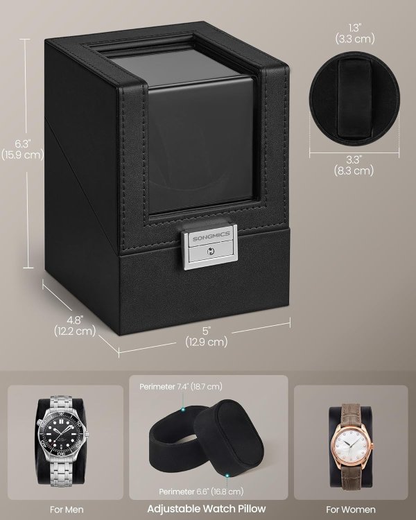 Automatic Watch Winder UJWB030B01 Black