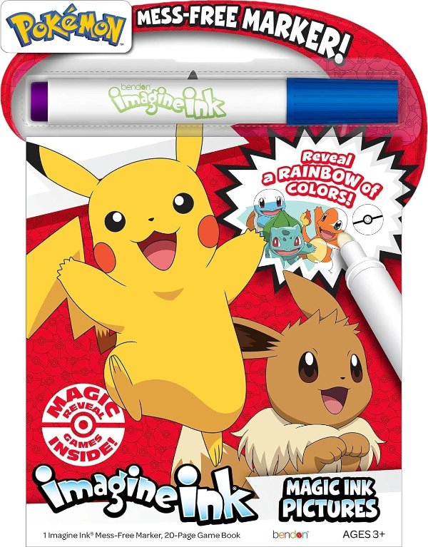 BendonInc Pokemon Coloring Books Set for Kids 3-Pack