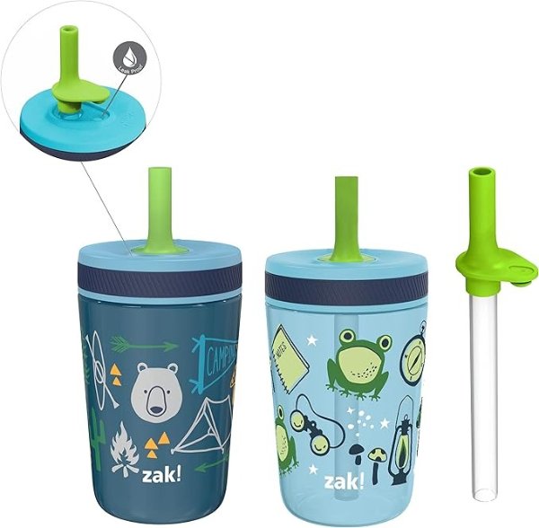 Zak Designs Kelso 儿童防漏杯 3件套