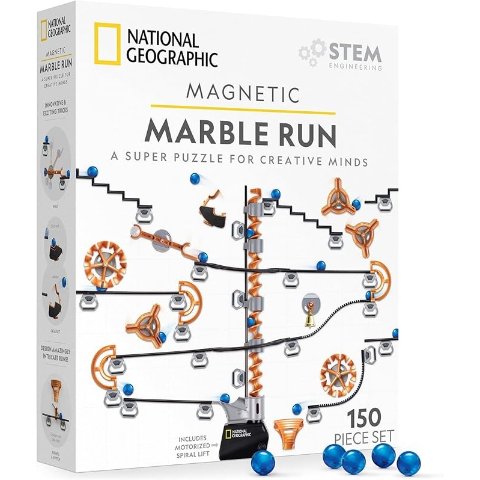 National Geographic Magnetic Marble Run 150 Pieces