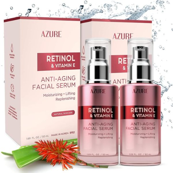 Azure Retinol Face Serum 2 Pack