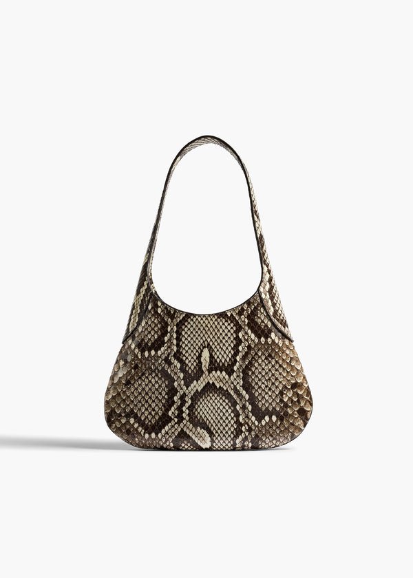 Joan Small Burmese Python Hobo Bag