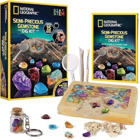 National Geographic Gemstone Dig Kit 15 Opal Stones