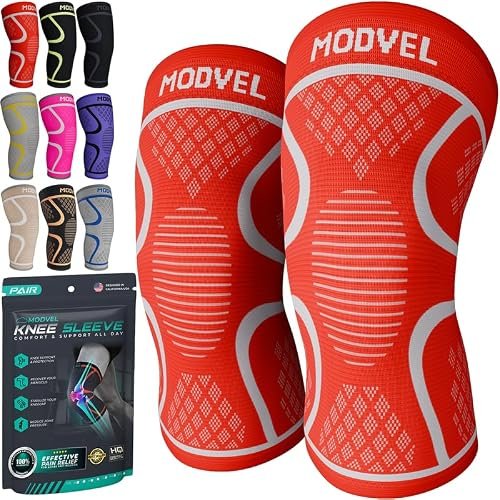 Modvel Knee Brace Orange Large 2 Pack