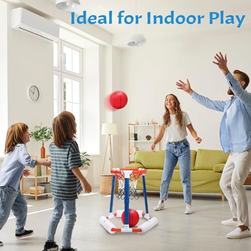 EagleStone Inflatable Pool Basketball Hoop with 2 Balls