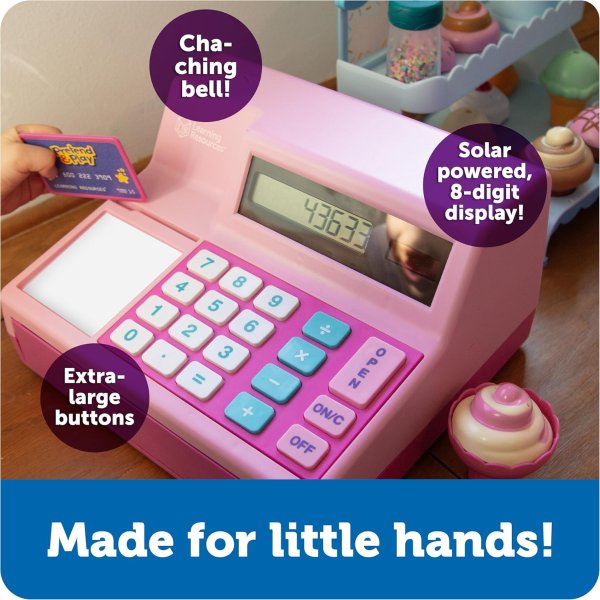 Pink Calculator Register Toy Set