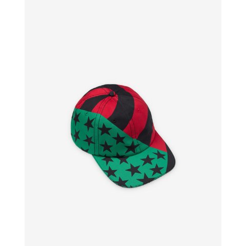 DOVER STREET MARKET NY DT Flag 棒球帽 红黑绿