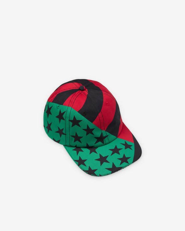 DOVER STREET MARKET NY DT Flag 棒球帽 红黑绿