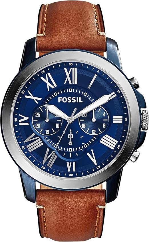 Grant Men's Stainless Steel Quartz Chronograph Watch