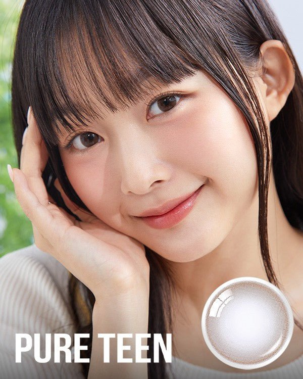 Lens Diary OLENS Pure Teen Brown 月抛 2片