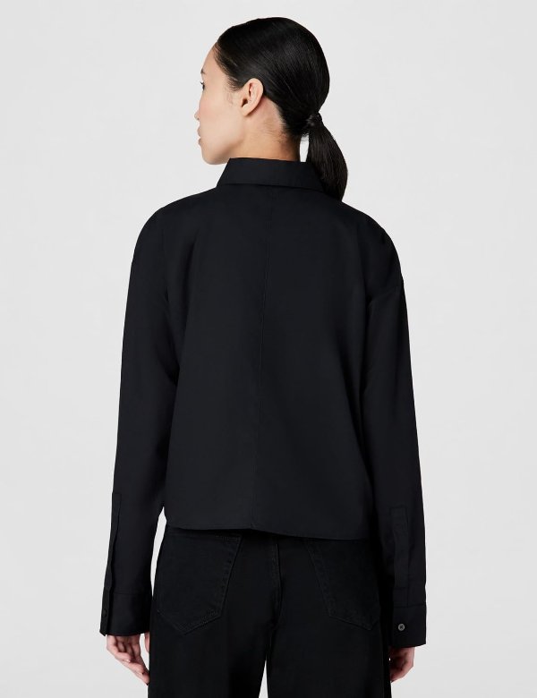 Calvin Klein Women’s Cotton Cropped Shirt