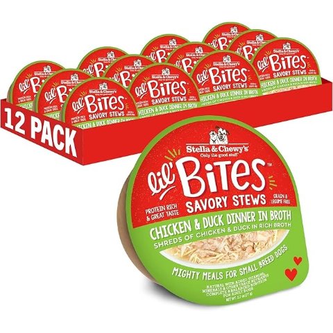 Stella & Chewy sStella & Chewy s Lil Bites Chicken & Duck Stew 2.7oz 12-Pack