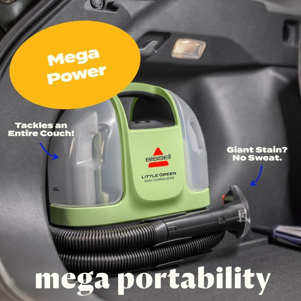 BISSELL Little Green 4015 Cordless Mini Carpet Cleaner