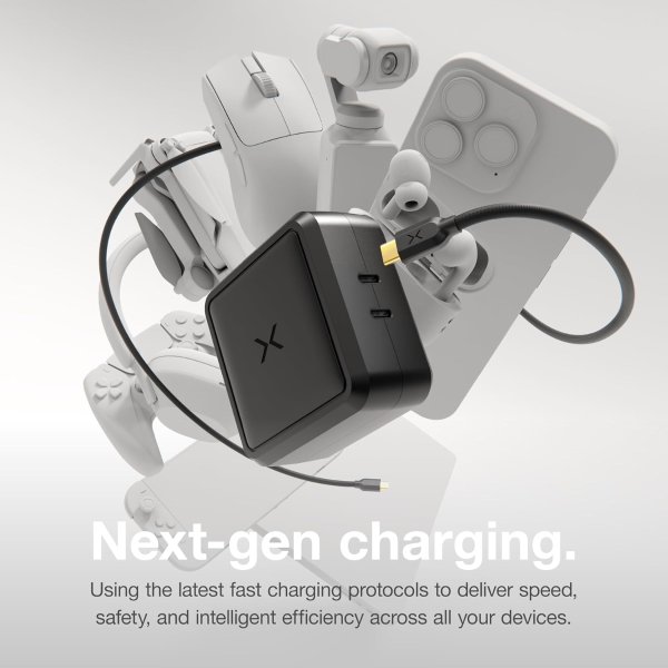 NOCO XGrid X100 100W GaN 双口充电器