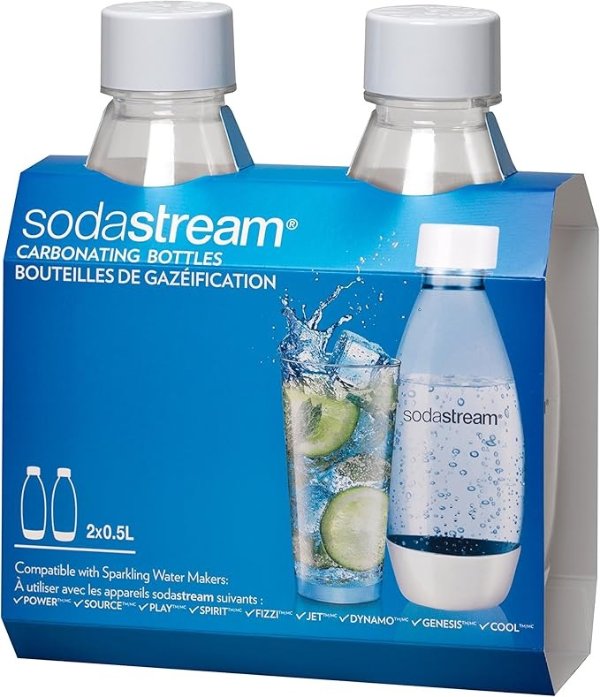  White Carbonating Bottle 0.5L