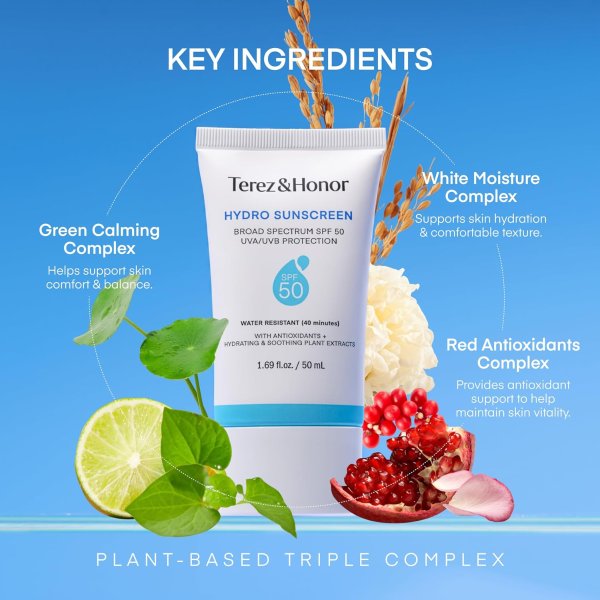 Terez & Honor Face Sunscreen SPF 50 1.69oz