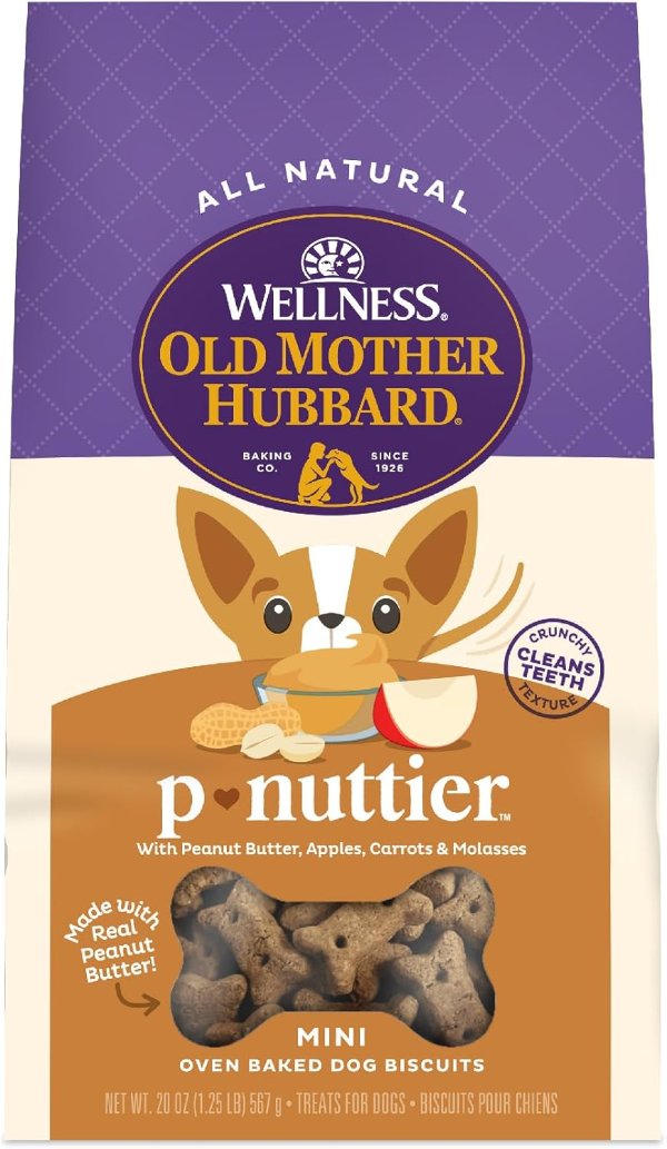 P-Nuttier Dog Biscuits Mini Peanut Butter 20oz