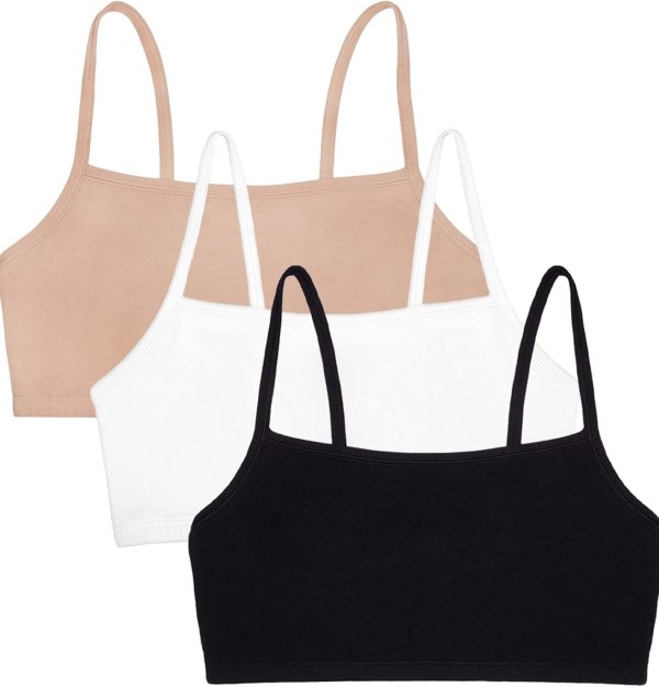 Women's Cotton Spaghetti Strap Sports Bra