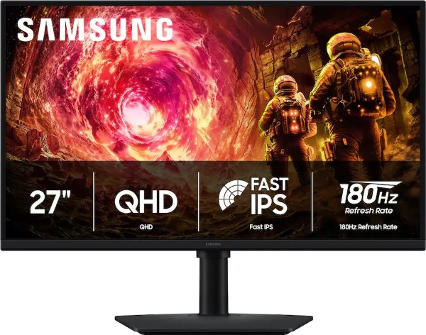 Odyssey G5 27英寸 QHD 180Hz电竞显示器 黑色
