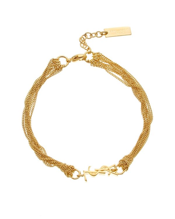 Saint Laurent Cassandre Tassel Bracelet