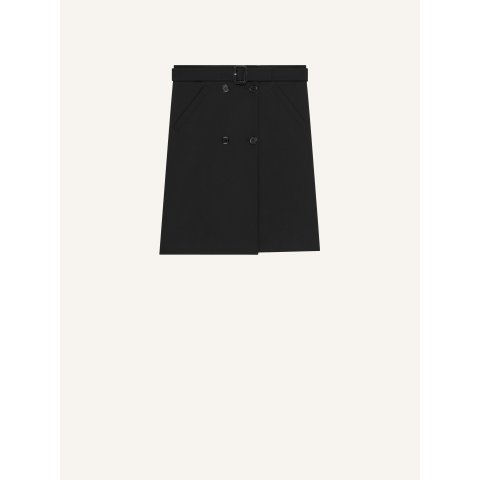 Double Breasted Skirt Adjustable Belt