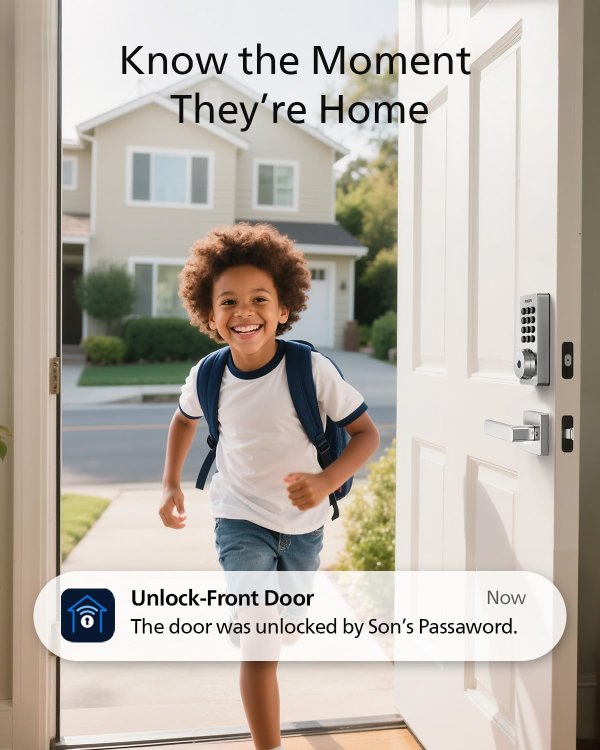 Wi-Fi Smart Door Lock Fingerprint Passcode