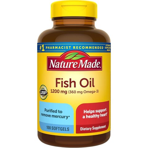  Fish Oil 1200mg 100 Softgels