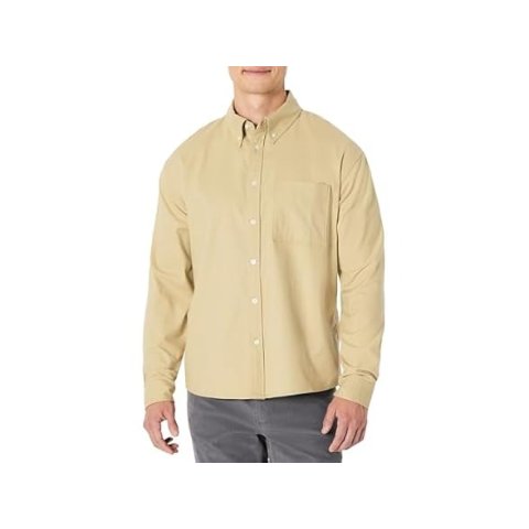 Amazon Essentials 男士宽松纯棉衬衫
